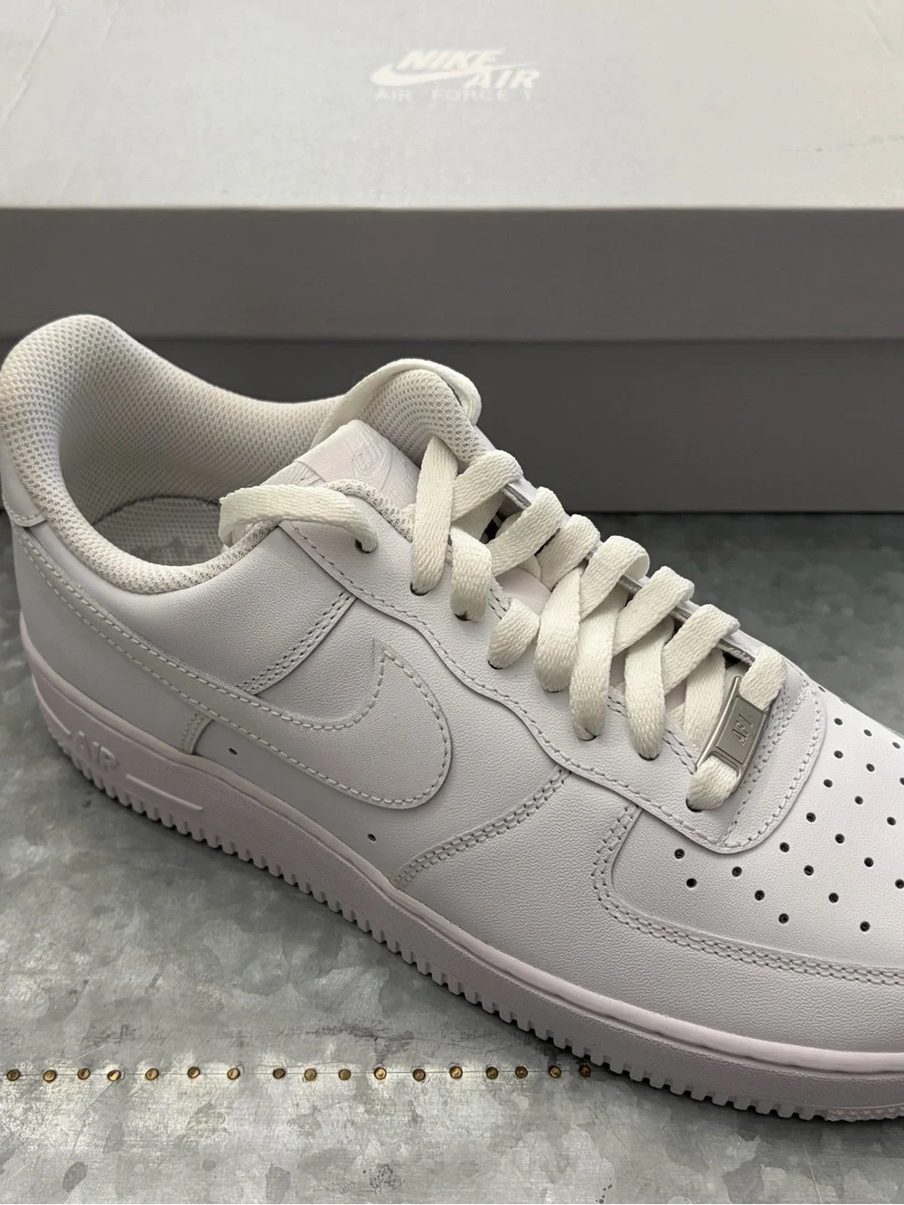 Nike Air Force 1, White, 2007, NIB, Men’s 9, Women’s 10.5